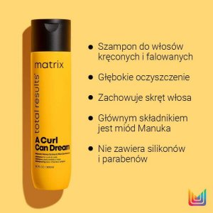 MATRIX MATRIX Total Results A Curl Can Dream szampon do włosów kręconych i falowanych 300ml 2