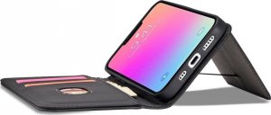 Hurtel Magnet Card Case etui do iPhone 13 Pro Max pokrowiec portfel na karty kartę podstawka czarny 7