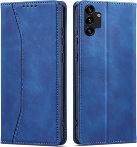 Hurtel Magnet Fancy Case etui do Samsung Galaxy A13 5G pokrowiec portfel na karty kartę podstawka niebieski 1