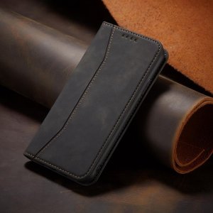 Hurtel Magnet Fancy Case etui do Samsung Galaxy A53 5G pokrowiec portfel na karty kartę podstawka czarny 12