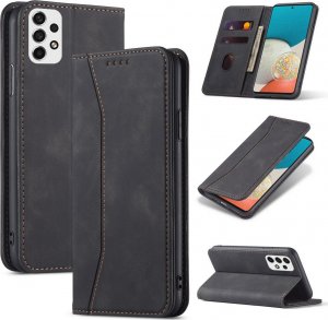 Hurtel Magnet Fancy Case etui do Samsung Galaxy A53 5G pokrowiec portfel na karty kartę podstawka czarny 2