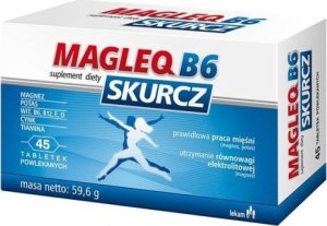 Lek-Am Magleq B6 Skurcz, 45 tabletek - Długi termin ważności! 1
