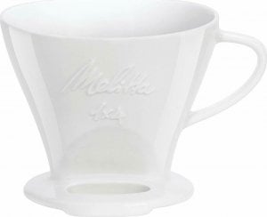 Melitta Melitta porcelanowy dripper do kawy 1x4 - Biały 1