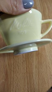 Melitta Melitta porcelanowy dripper do kawy 1x4 - Biały 11