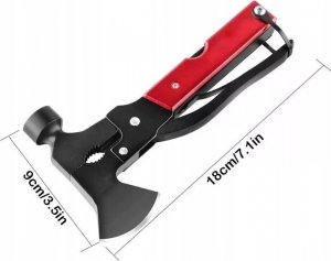 Dexxer Multitool narzędzie wielofunkcyjne 17 w 1 z siekierką w pokrowcu MT-PRO-5 uniwersalny 9