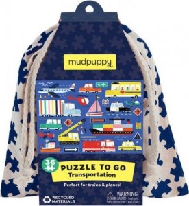 Mudpuppy Mudpuppy - puzzle podróżne - transport 1