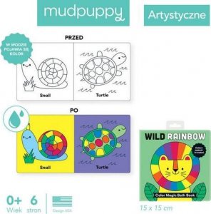 Mudpuppy Mudpuppy - książeczka do kąpieli - tęczowa dżungla 2