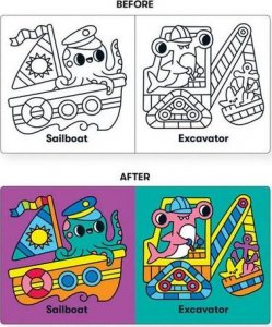 Mudpuppy Mudpuppy - książeczka do kąpieli - pojazdy 5