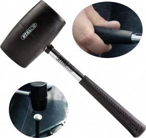 Stalco Młotek Gumowy 90Mm Brukarski Kostki Monterski 7