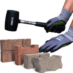 Stalco Młotek Gumowy 90Mm Brukarski Kostki Monterski 9