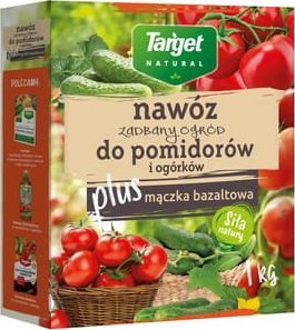 Target Nawóz do pomidorów i ogórków z mączką bazaltową zadbany ogród 1 kg Target 1