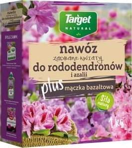 Target Nawóz do rododendronów i azalii z mączką bazaltową zadbane kwiaty 1 kg Target 1