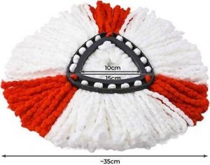 Iso Trade Nakładka wymienna do mopa- 4szt. ZAMIENNIK 5