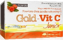 Olimp Olimp - Gold-Vit C Junior malinowy 15 saszetek 1