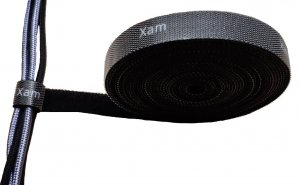 Organizer Xam Organizer kabli taśma opaska rzep rzepowa Xam 10mm 5m 3