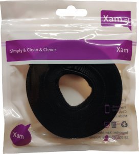 Organizer Xam Organizer kabli taśma opaska rzep rzepowa Xam 10mm 5m 5