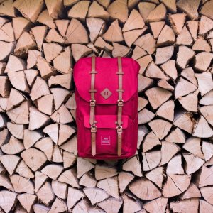 Plecak Himawari OKTA nr 1 17.3" (tr20231) czerwony 2