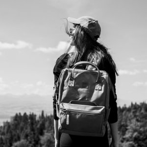 Plecak Himawari OKTA nr 3 16" (tr22251) brązowy 4