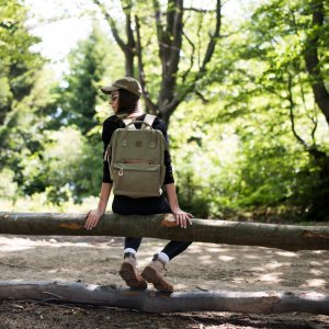 Plecak Himawari OKTA nr 3 16" (tr22251) brązowy 2