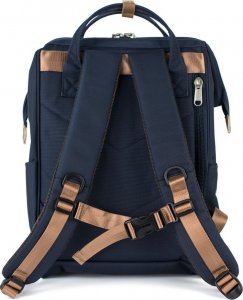 Plecak Himawari OKTA nr 3 16" (tr22251) granatowy 2