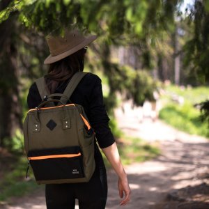 Plecak Himawari OKTA nr 4 14" (tr22252) ciemnozielony 11