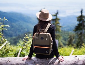 Plecak Himawari OKTA nr 4 14" (tr22252) ciemnozielony 12