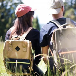 Plecak Himawari OKTA nr 4 14" (tr22252) brązowy 3