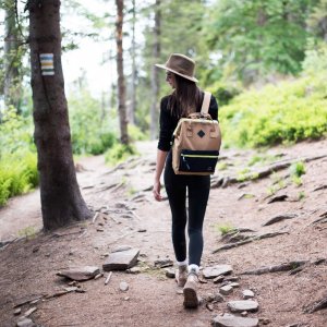 Plecak Himawari OKTA nr 4 14" (tr22252) brązowy 5