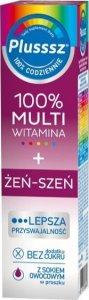 Polski Lek Plusssz 100% Multiwitamina + Żeń-Szeń, 20 tabletek musujących - Długi termin ważności! 1