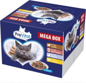 PreVital PreVital Mega Box karma mokra dla kota 24x100g 1