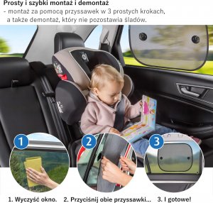 Reer Przeciwsłoneczna osłona do samochodu 2szt REER 3