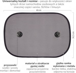 Reer Przeciwsłoneczna osłona do samochodu 2szt REER 6