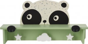 H&S Decoration Półka wisząca pokój dziecięcy Panda wieszak 1