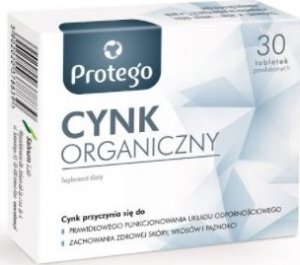 Salvum Protego, Cynk Organiczny, 30 tabletek - Długi termin ważności! 1