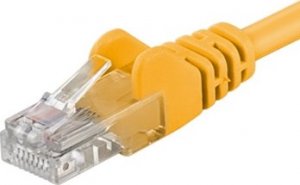 PremiumCord PREMIUMCORD Patch kabel UTP RJ45-RJ45 CAT5e 3m žlutá 1