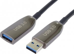 Kabel USB PremiumCord USB-A - USB-A 10 m Czarny (ku3opt10) 2