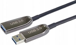 Kabel USB PremiumCord USB-A - USB-A 10 m Czarny (ku3opt10) 3