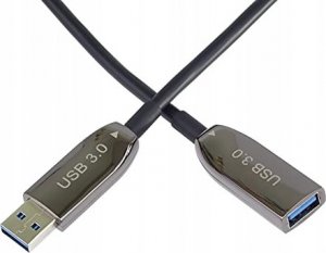 Kabel USB PremiumCord USB-A - USB-A 10 m Czarny (ku3opt10) 7