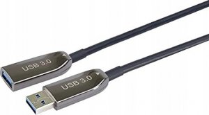 Kabel USB PremiumCord USB-A - USB-A 10 m Czarny (ku3opt10) 8