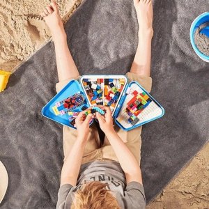 Trunki Przenośne pudełko, pojemnik na zabawki TeeBee - czerwone 2