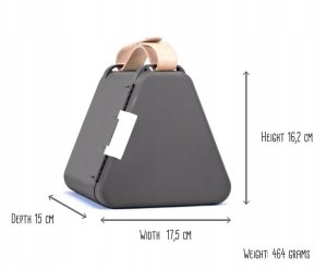 Trunki Przenośne pudełko, pojemnik na zabawki TeeBee - czerwone 4