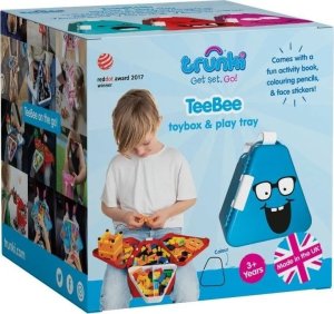 Trunki Przenośne pudełko, pojemnik na zabawki TeeBee - turkusowe 7