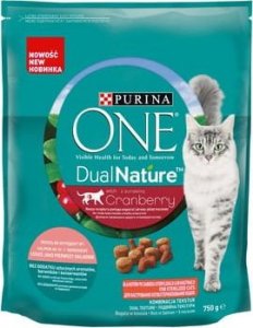 Purina Purina One Dual Nature z żurawiną dla kotów po zabiegu sterylizacji lub kastracji 750g 1
