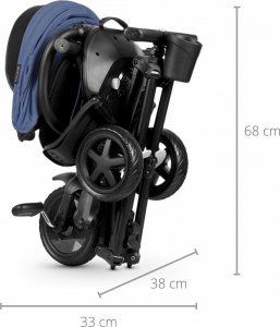 Qplay Rowerek Trójkołowy Nova Niello Blue 11