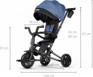 Qplay Rowerek Trójkołowy Nova Niello Blue 6