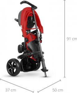 Qplay Qplay Rowerek Trójkołowy Rito Star Red 11