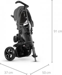 Qplay Qplay Rowerek Trójkołowy Rito Star Black 11