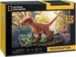 Cubic Fun PUZZLE 3D NATIONAL GEOGRAPHIC WELOCIRAPTOR 1