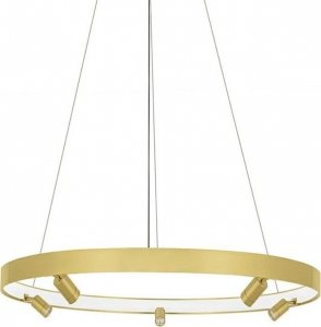 Lampa wisząca Moosee Regulowana lampa wisząca Circle LED 75,8W 3000K złoty ring 1