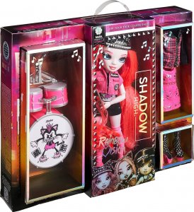 MGA Rainbow High Lalka Mara Pinkett + instrument 5